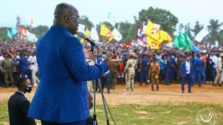 Urgent 🔥 Changement de la Constitution Le Discours du Chef de lÉtat Félix TSHISEKEDI à KISANGANI [upl. by Matuag862]