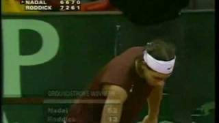 Davis cup final 2004 Andy Roddick v Rafael Nadal 22 [upl. by Reivax646]