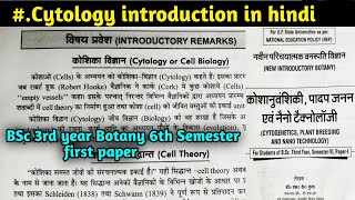 BSc 3rd year Botany 6th Semester first paper  Cytogenetics Plant Breeding and Nano technology [upl. by Abbi]