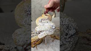 BACON amp FIG JAM CHRISTMAS TREE PUFF PASTRY  christmasrecipe christmas christmasbaking recipe [upl. by Belford]