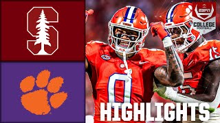 Stanford Cardinal vs Clemson Tigers  Full Game Highlights  ESPN College Football [upl. by Eehsar709]