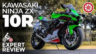 Kawasaki ZX 10R  Expert Review  PakWheels Bikes [upl. by Nylikcaj]