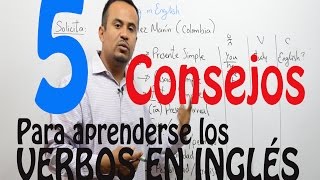 CONSEJOS PARA APRENDERSE LOS VERBOS EN INGLES [upl. by Lawlor]