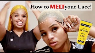 VERY DETAILED BEGINNER FRIENDLY LACE FRONTAL WIG INSTALL  BALD CAP METHOD  EASY AF  ft GOT2B [upl. by Poppas]