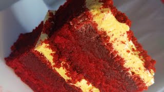 SUPER MOIST red velvet cake Very easy to make [upl. by Ailelc2]