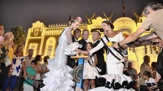 1000000 de bombillas para iluminar la Feria de Ceuta 2016 [upl. by Boyse]