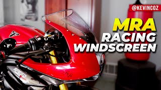 MRA Racing Windscreen Speed Triple 1200 RR installation [upl. by Ajit]