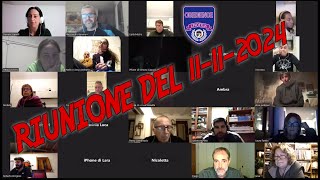 Riunione del 11 novembre 2024 [upl. by Akilam]