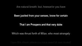 Monologue PROSPERO  The Tempest Act 5 Scene 1 [upl. by Plusch]