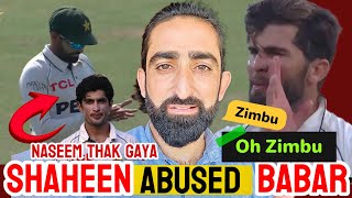 Shaheen Abused Babar  Zimbu Oh Zimbu  Naseem Thak Gaya [upl. by Hoban]