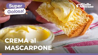 CREMA al MASCARPONE la crema che non può mancare con PANDORO e PANETTONE 😋😋😋 [upl. by Taro89]