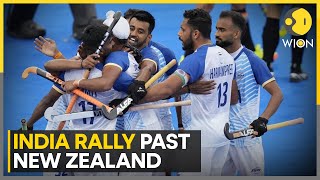 Paris Olympics 2024 Indian mens hockey team beats NZ 32 in their opening match  WION [upl. by Luapnoj]