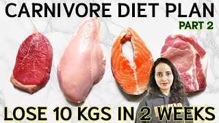 Non Veg Diet For Weight Loss  Carnivore Diet Lose 10Kg In 2 Weeks [upl. by Humberto487]