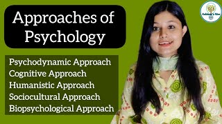 Approaches Of Psychology  cognitive humanistic psychodynamic biopsychosocial evolutionary [upl. by Wenonah]