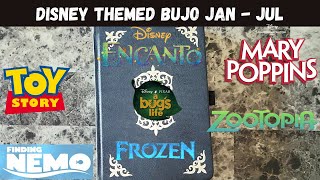 2024 Disney Themed Bullet Journal Flip Through  Jan  Jul [upl. by Sybille]