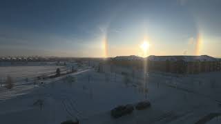 Parhelion Saskatoon Canada 25112024 [upl. by Orlina]