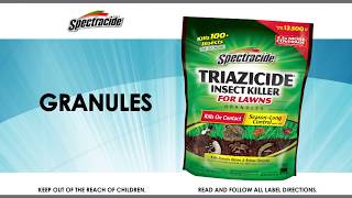 How to Use Spectracide® Triazicide® Insect Killer For Lawns Granules [upl. by Waldner]