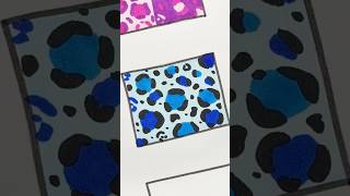 Come disegnare il leopardato blu con i markers [upl. by Araek]