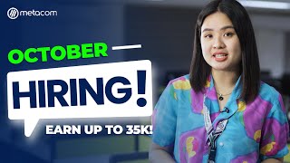 October 2023 Call Center Job Opportunities  BPO Hiring Updates  Metacom Careers [upl. by Yeldarb824]