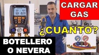 CÓMO CARGAR GAS REFRIGERANTE A FRIGO NEVERA PASO A PASO ¿Qué cantidad Demostración práctica real [upl. by Volotta]