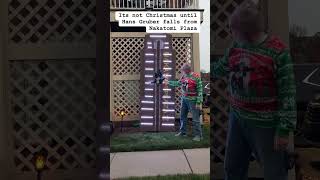 8 foot tall Nakatomi Plaza Christmas yard decoration [upl. by Jerrylee]