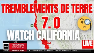 🚨Un Puissant Tremblement de terre de magnitude 70 en Californie déclenche une alerte au Tsunami [upl. by River]