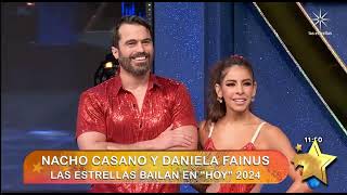 Daniela Fainus y Nacho Casano 2024 10 09 LasEstrellasBailanEnHoy [upl. by Grimaud]