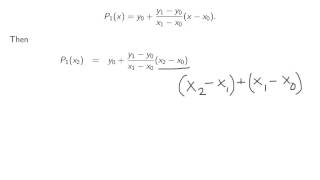 ch2 3 polynomial interpolation Newtons divided differences part 1 Wen Shen [upl. by Yhtac]