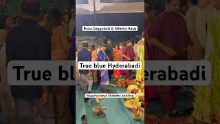 Rana miheeka Bajaj at Nagachaitanya sobhita wedding nagachaitanya shobitha wedding rana [upl. by Atsirk408]