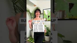 how to find and calculate your bra size at home [upl. by Anileve]