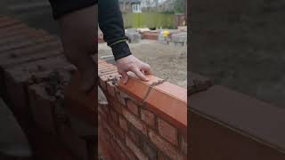 these plinths really make the brickwork pop 🤩 bricklayer bricklaying brickwork builder diy [upl. by Enelram]