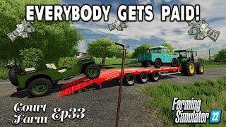 FS22  COURT FARM  Ep33  GETTING PAID BEFORE I LEAVE  Farming Simulator 22 PS5 Let’s Play [upl. by Merri]