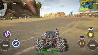 Race cars fire rockets and win the league 3D PVP car racing action battlefield [upl. by Eveineg371]