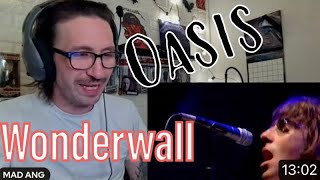 METALHEAD REACTS Oasis  Wonderwall Saturday 10th August 1996 【Knebworth 1996】 [upl. by Enna379]