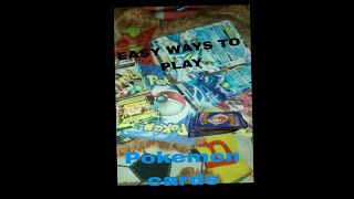 EASY ways to play Pokemon cards in hindi how to play Pokemon cards hindi cards pokemon anime [upl. by Irac486]