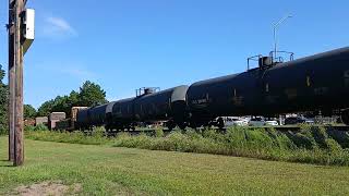 UP 5570 SB With SD60M Power Leads Manifest MagnoliaTx [upl. by Sansbury212]