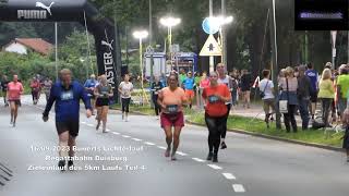 16092023 Bunerts Lichterlauf Regattabahn Duisburg Zieleinlauf des 5km Laufs Teil 4 [upl. by Shani542]