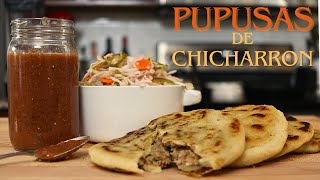 Pupusas de Chicharrón Savory Delights from El Salvador [upl. by Miculek]