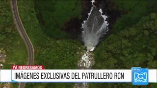 El salto del Tequendama desde el patrullero del aire de Noticias RCN [upl. by Ainehs]