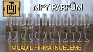 MFY parfüm  Muadil firma inceleme  12 adet parfüm [upl. by Erika157]