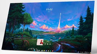 This is the BEST Windows 11 Customization with Rainmeter 2024 [upl. by Tenej]