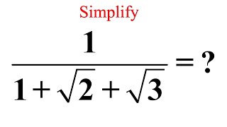 Nice Algebra Math Simplification  learn how to find value of expression Math Olympiad Training [upl. by Ehrenberg]