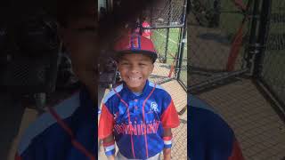 Dominican Republic baseball Alijah Made 7 año mlbb baseball mlb [upl. by Ginni12]