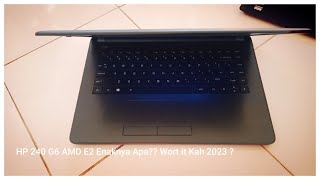 Laptop HP 240 G6 AMD E2 9000e [upl. by Zetrac]