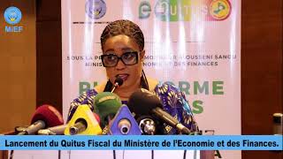 Présentation de la démo du EQuitus par Mme Rachel KONATÉ Cellule Téléservices fiscaux de la DGI [upl. by Ydollem]