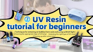 UV Resin Beginner Guide Episode 2 Bubble Removal amp Lamp Selection [upl. by Porte]