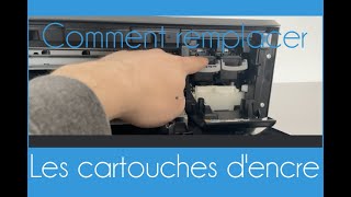 Comment remplacer les cartouches dencre sur limprimante Canon MG3650S [upl. by Weld]