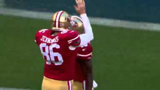 49ers WR Ricardo Lockette Big Hit on Holliday [upl. by Nellac]