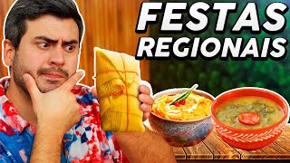 Provamos Comidas Típicas das Festas Regionais Brasileiras [upl. by Bel]