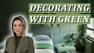 ULTIMATE Inspiration Guide for DECORATING WITH GREEN Light amp Airy vs Dark amp Moody [upl. by Hardej]